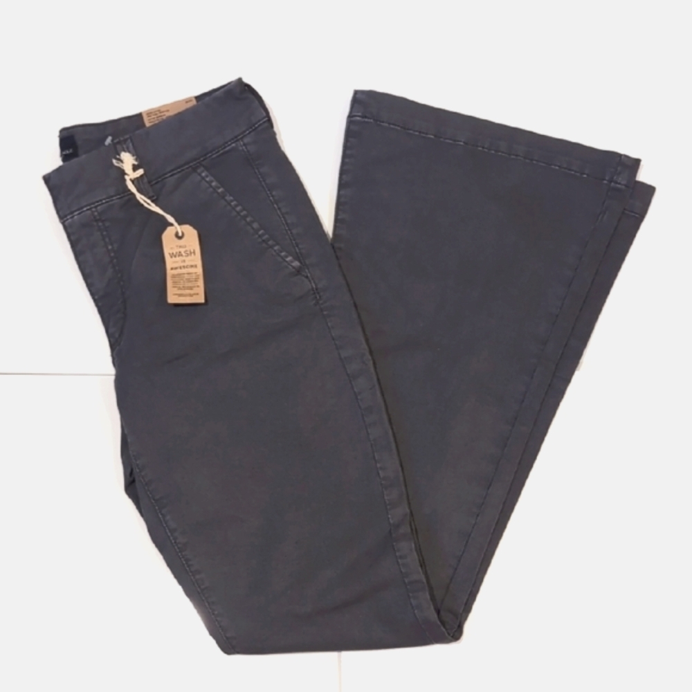 American Eagle Low Rise  Flare Grey Pants